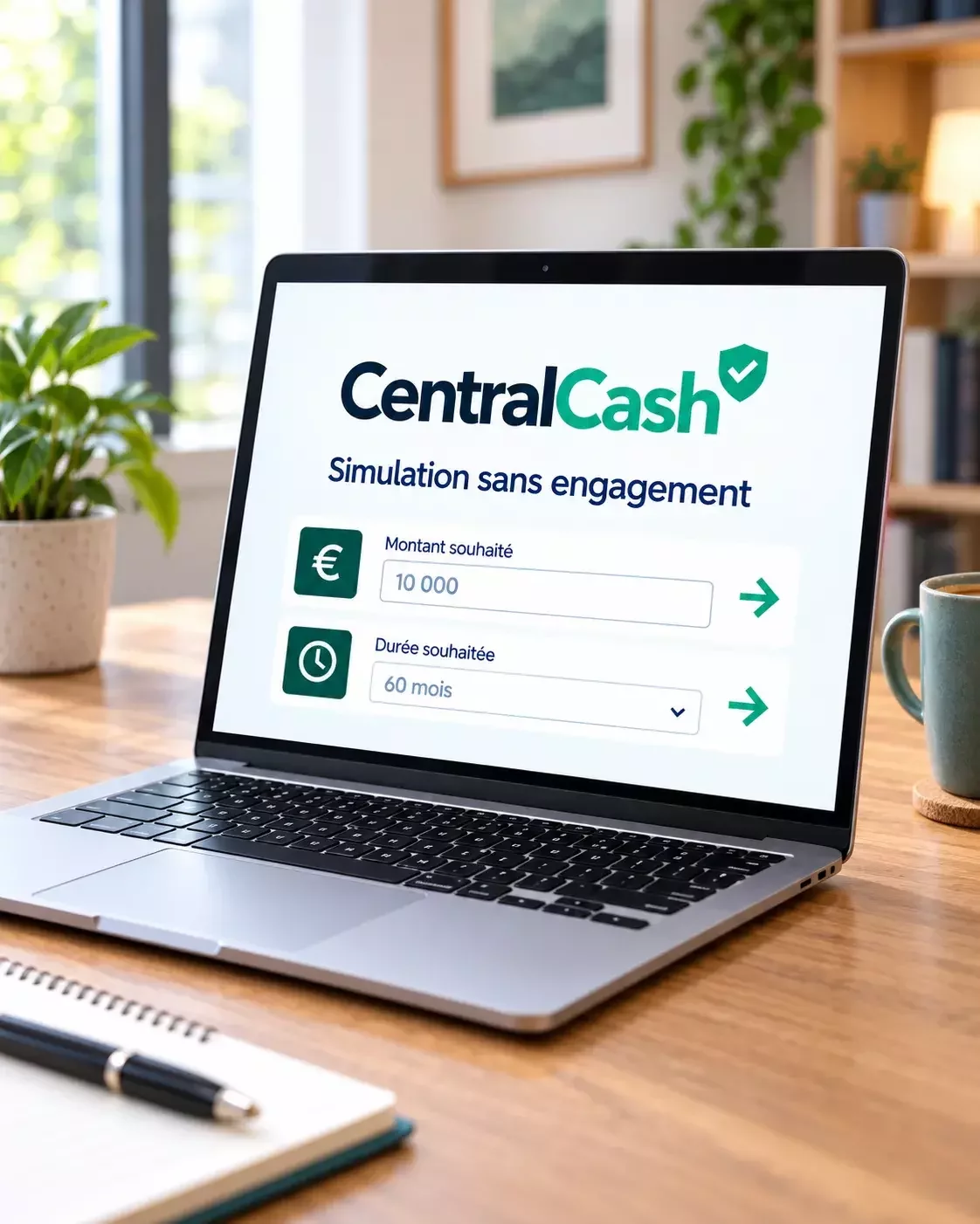 Simulation de crédit Central Cash